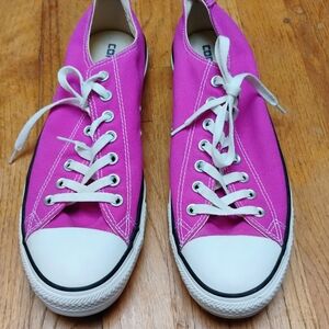 Casual Pink Canvas Sneakers